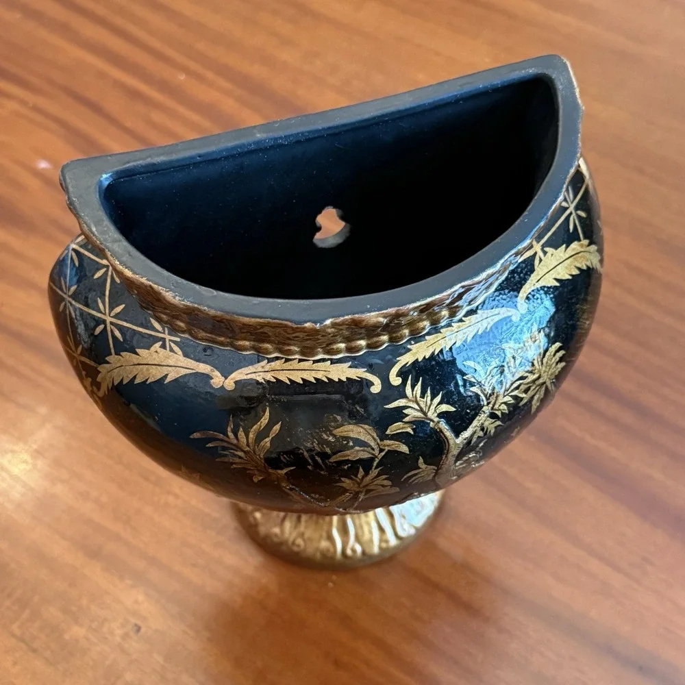 Chinoiserie Wall Vase Ceramic Wall‎ Pocket 11
